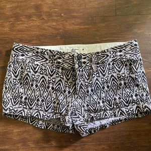 American eagle tribal print shorts